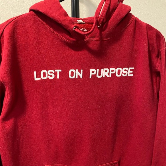 Wish You Were Northwest Lost On Purpose Hoodie - Size Medium - Picture 2 of 6